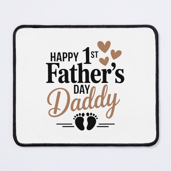Item preview, Happy 1st Father’s Day Daddy designed and sold by jkrphoto.