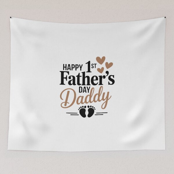 Item preview, Happy 1st Father’s Day Daddy designed and sold by jkrphoto.