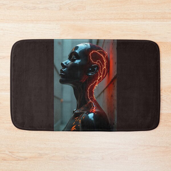Item preview, Neon Aura Cyberpunk - Futuristic Female Android Art. designed and sold by VA Design.
