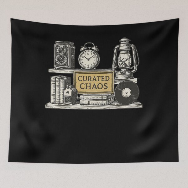Item preview, Curated Chaos Antique Collector Retro Vintage designed and sold by LuminOrb.