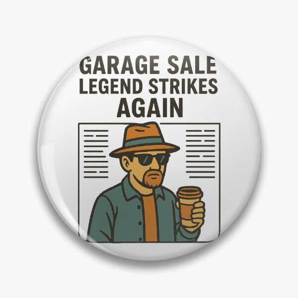 Item preview, Garage Sale Legend Strikes Again Retro Vintage designed and sold by LuminOrb.
