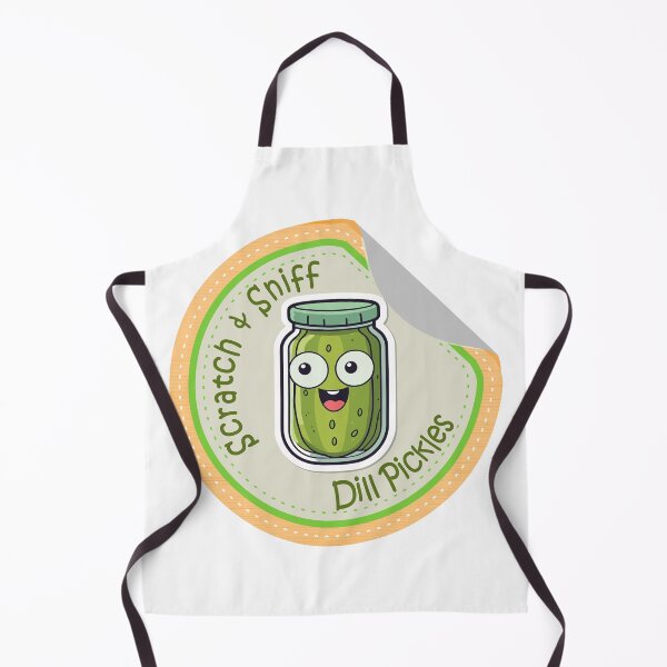Item preview, Dill Pickles Scratch and Sniff Retro Sticker designed and sold by RowanGraphics.