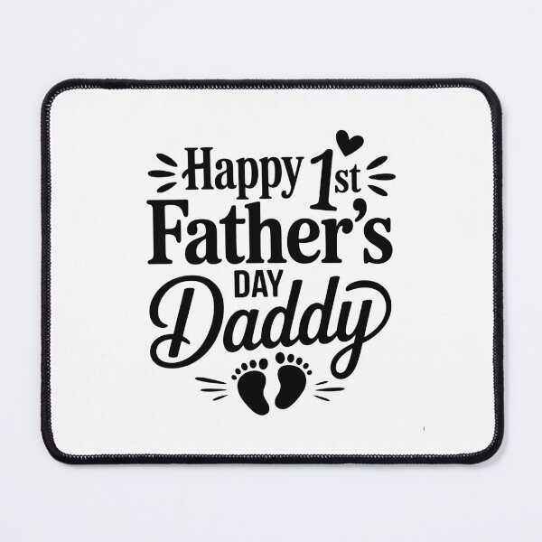 Item preview, Happy 1st Father’s Day Daddy designed and sold by jkrphoto.