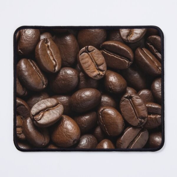 Item preview, Roasted Coffee Beans Macro – Dark Roast Close-Up designed and sold by BestDetailer.