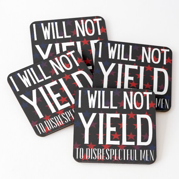 Item preview, I Will Not Yield To Disrespectful Men  designed and sold by Pishpunta.