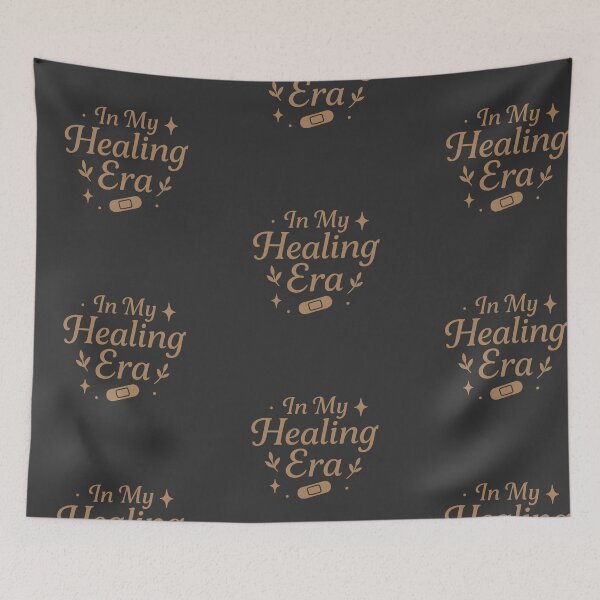 Item preview, In My Healing Era – Therapy-Inspired Self-Care Design designed and sold by astersgraphics.