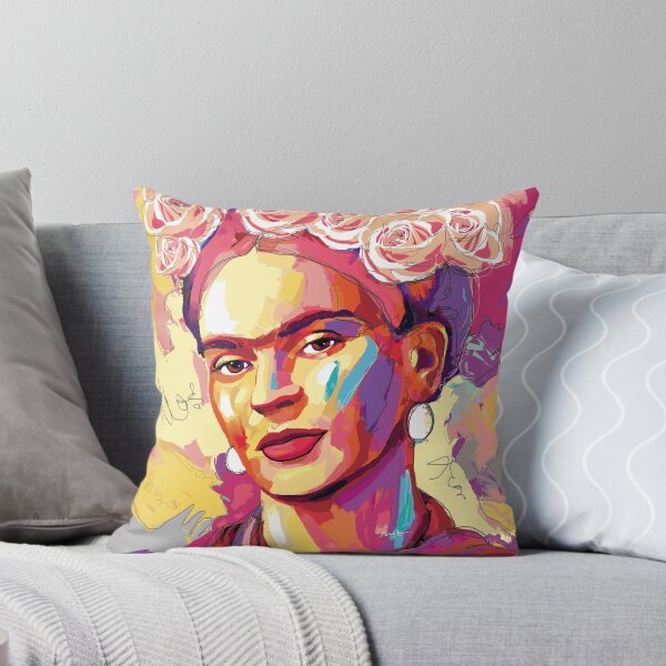 Item preview, frida kahlo portrait pop art designed and sold by ArtMailsonCello.