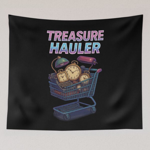 Item preview, Treasure Hauler Flea Market For Antique Lovers designed and sold by LuminOrb.