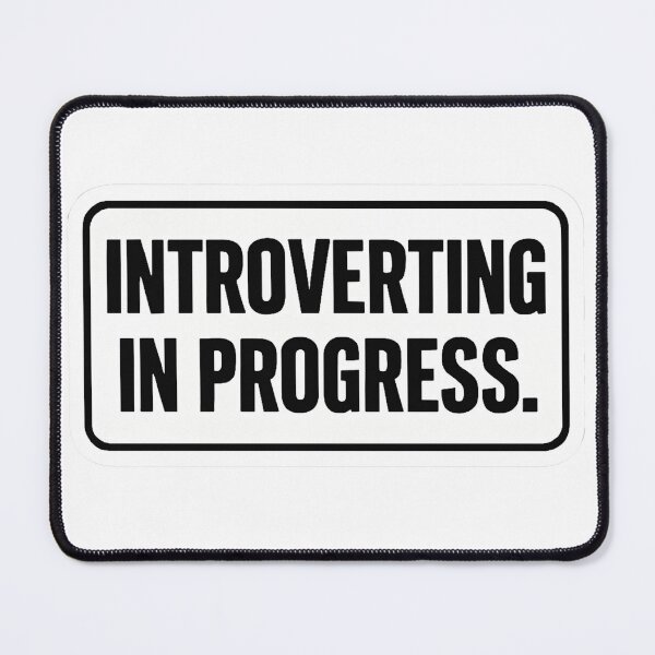 Item preview, Introverting in Progress – Funny Social Battery Sticker designed and sold by Mestyle0.