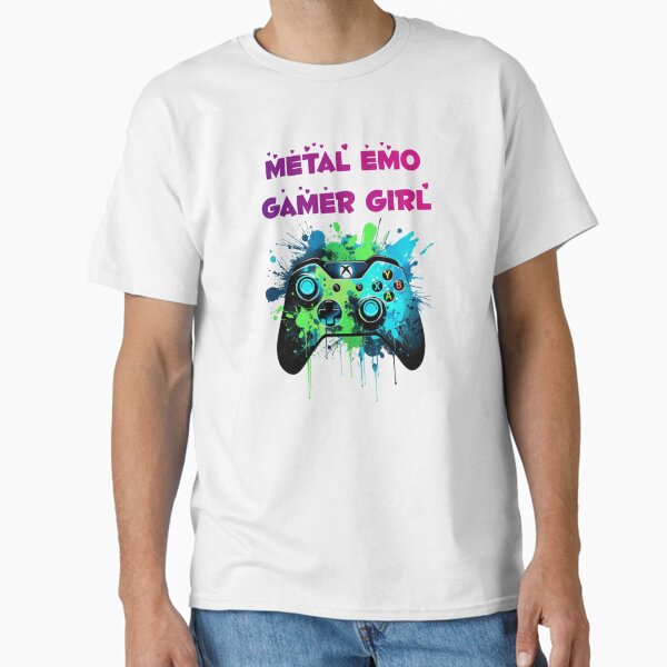 Item preview, Metal Emo Gamer Girl designed and sold by Elisidizzle.