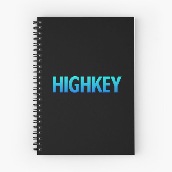 Item preview, Highkey in Teal Blue Gradient designed and sold by Memes N Lore .