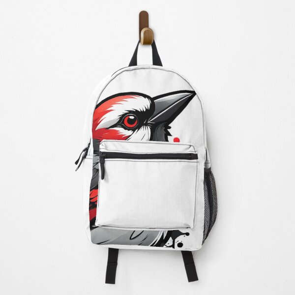 Item preview, Bird plumage in red, black and white designed and sold by p3Rspectives.