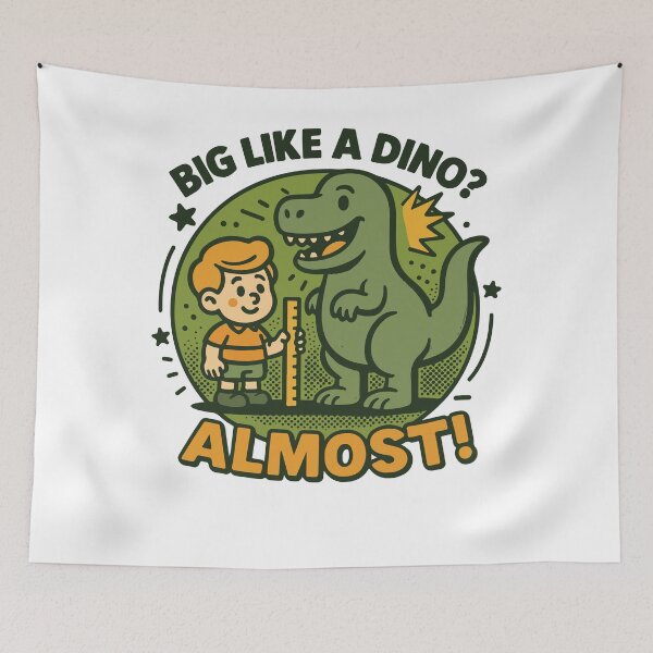 Item preview, Big Like A Dino? Almost! Dinosaur Lover designed and sold by LuminOrb.