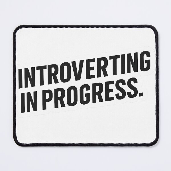 Item preview, Introverting Zone – Bold Funny Sticke designed and sold by Mestyle0.