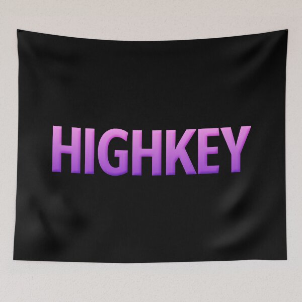 Item preview, Highkey in Pink Violet Gradient designed and sold by Memes N Lore .