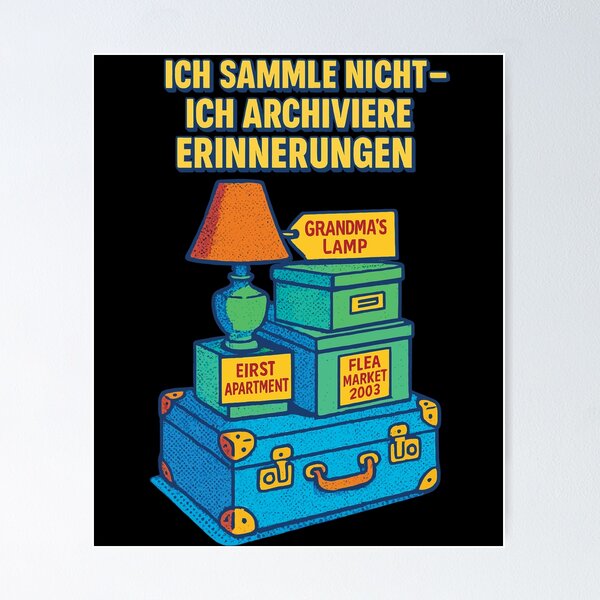 Item preview, I Do Not Collect I Archive Memories designed and sold by LuminOrb.