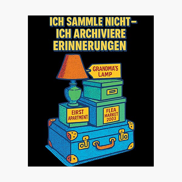 Item preview, I Do Not Collect I Archive Memories designed and sold by LuminOrb.