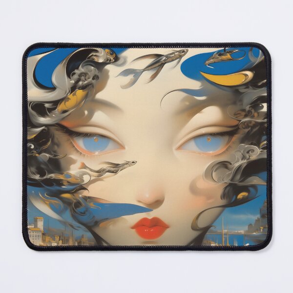 Item preview, Surreal Chinese Girl and Dragon designed and sold by yinyuecreation.