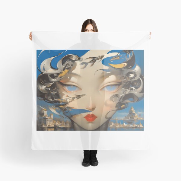 Item preview, Surreal Chinese Girl and Dragon designed and sold by yinyuecreation.