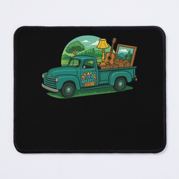 Item preview, Flea Market Express Truck Vintage Retro designed and sold by LuminOrb.