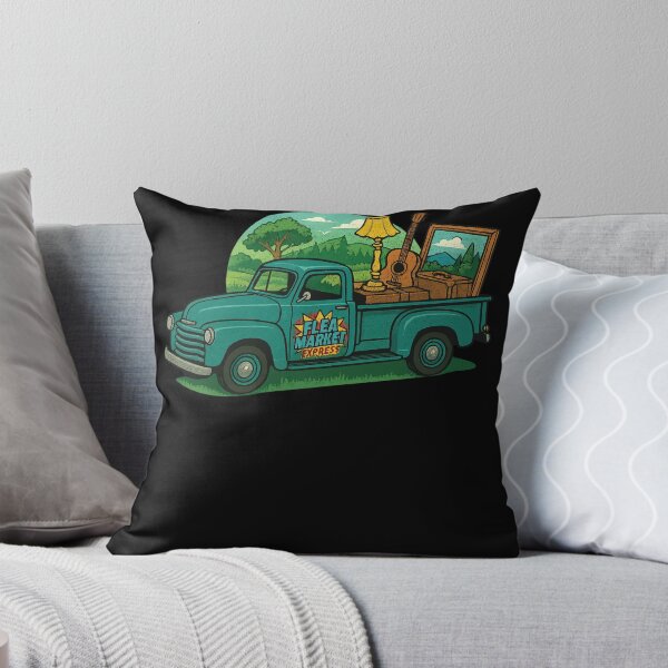 Item preview, Flea Market Express Truck Vintage Retro designed and sold by LuminOrb.