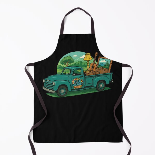 Item preview, Flea Market Express Truck Vintage Retro designed and sold by LuminOrb.