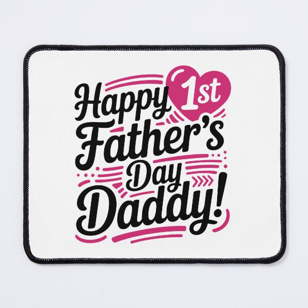 Item preview, Happy 1st Father’s Day Daddy designed and sold by jkrphoto.