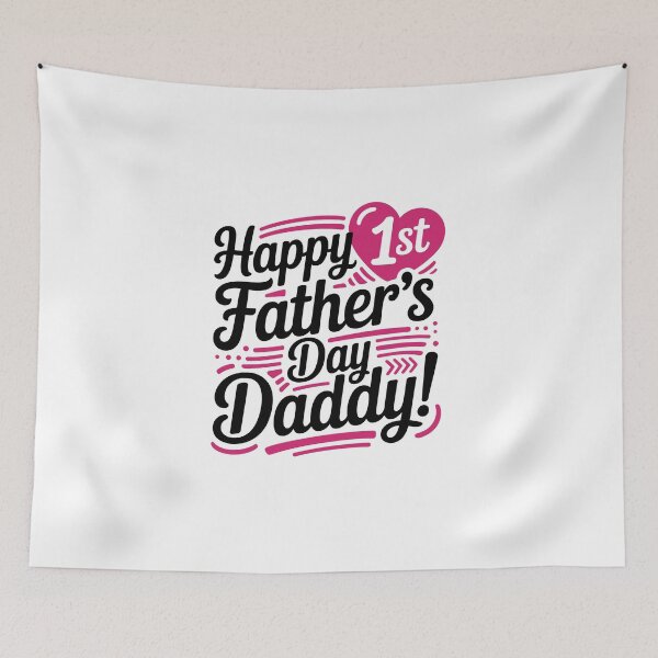 Item preview, Happy 1st Father’s Day Daddy designed and sold by jkrphoto.