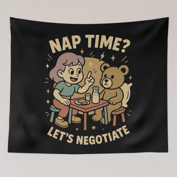 Item preview, Nap Time Let's Negotiate Kindergarten Children designed and sold by LuminOrb.
