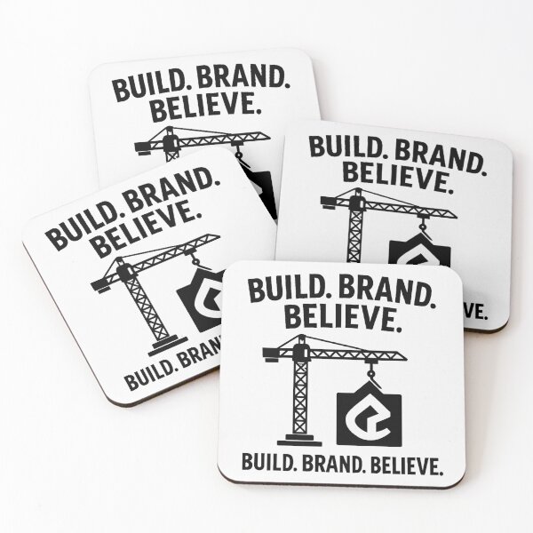Item preview, BUILD. BRAND. BELIEVE. designed and sold by TheWonkyEaselCo.