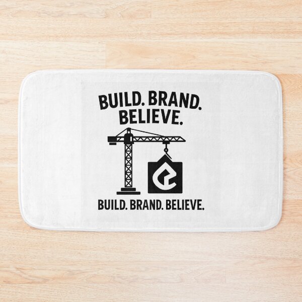 Item preview, BUILD. BRAND. BELIEVE. designed and sold by TheWonkyEaselCo.