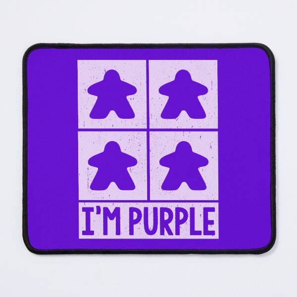 Item preview, I'm Purple Meeple Board Game Fan Gift designed and sold by Pawsitive Pixel Studio.