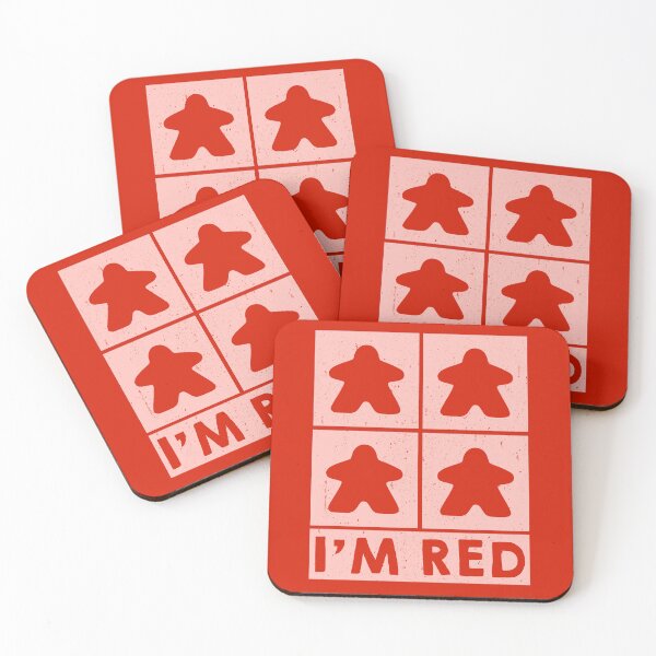 Item preview, I'm Red Meeple Board Game Fan Gift designed and sold by Pawsitive Pixel Studio.