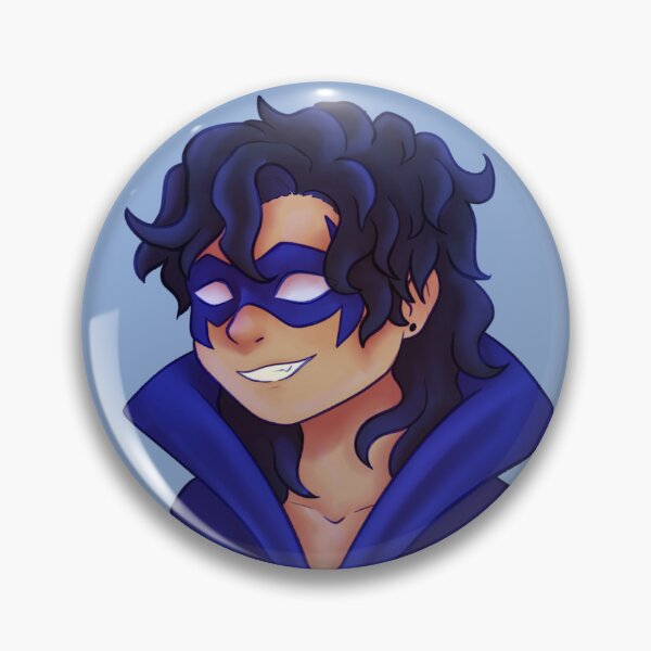Item preview, Nightwing (discowing) with a mullet  designed and sold by CloudiiLink.