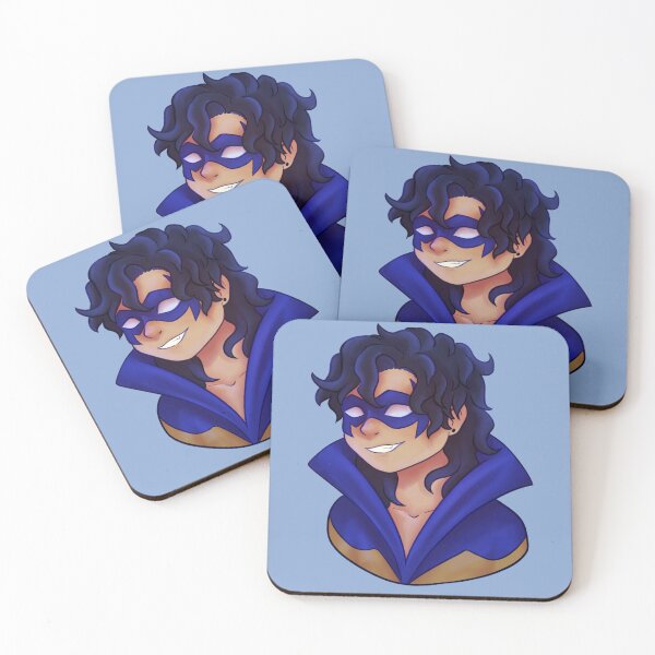 Item preview, Nightwing (discowing) with a mullet  designed and sold by CloudiiLink.