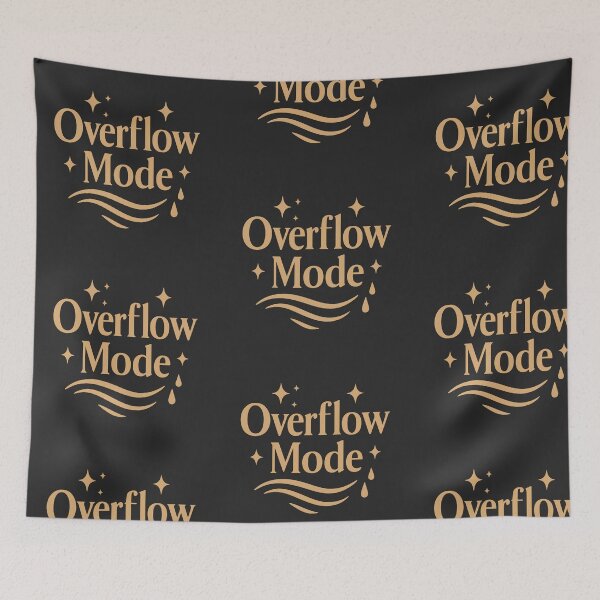 Item preview, Overflow Mode – Abundance & Favor Christian Minimalist Design designed and sold by astersgraphics.