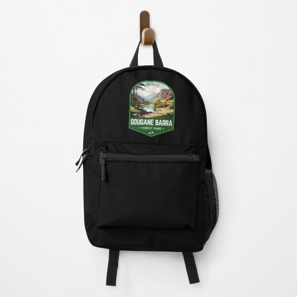 Item preview, Gougane Barra Forest Park in Ireland Retro Travel Art Emblem designed and sold by MaateoDesign.