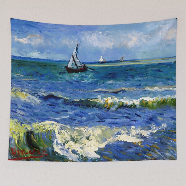 Item preview, Vincent van Gogh - Seascape near Les Saintes-Maries-de-la-Mer designed and sold by Jon-Baran.