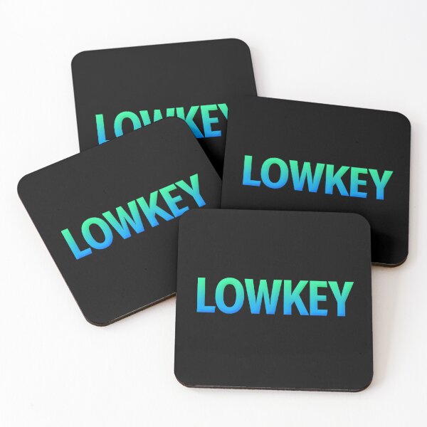 Item preview, Lowkey in Teal Blue Gradient designed and sold by Memes N Lore .