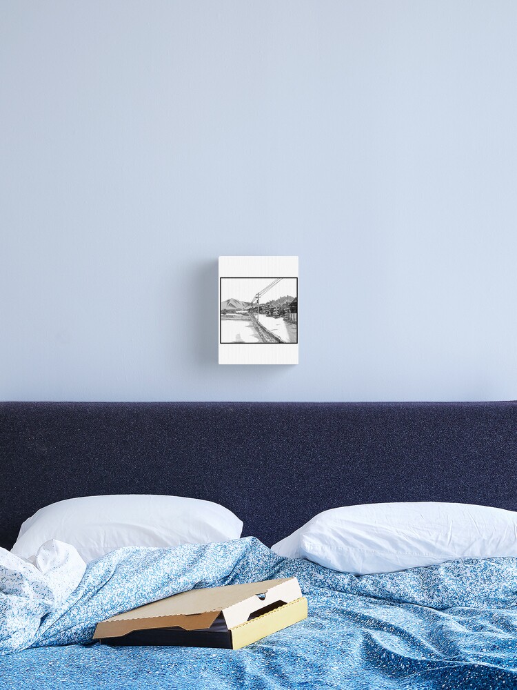 Manga Town Japan Aesthetic Canvas Print By Kabuk Redbubble