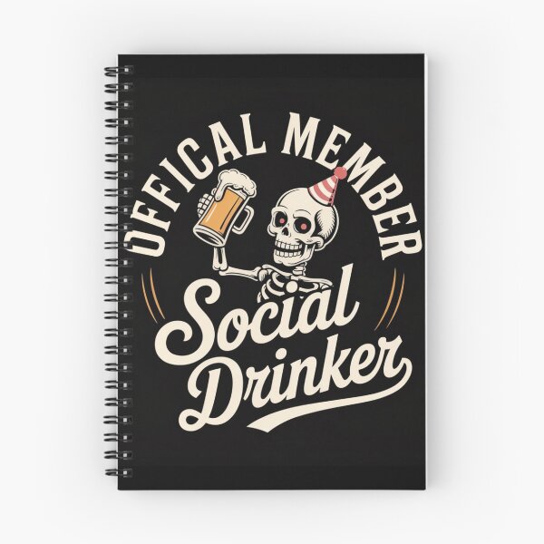 Item preview, Official Member Social Drinker designed and sold by Leesondesign.