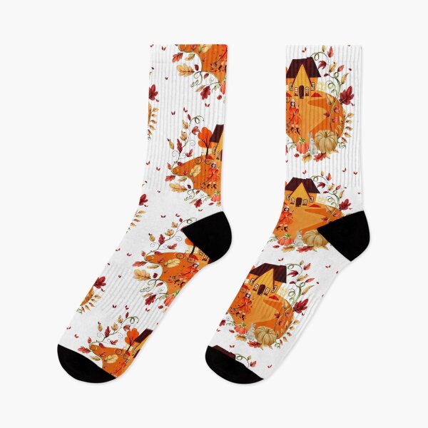 Item preview, Autumn Serenity – Sweeping Leaves in a Peaceful Fall Atmosphere designed and sold by PnrArtDesign.