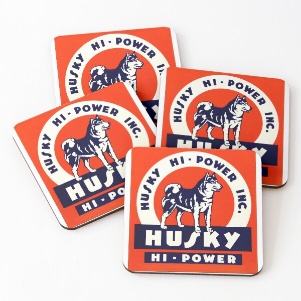 Aperçu de l'œuvre Vintage Husky Hi - Puissance créée et vendue par QuayTradingCo.