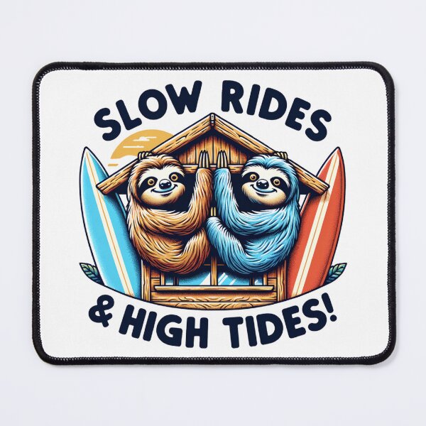 Item preview, Surf Shack Sloths designed and sold by Shipwrecked2020.