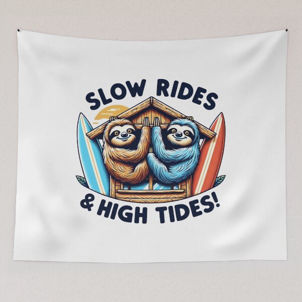 Item preview, Surf Shack Sloths designed and sold by Shipwrecked2020.