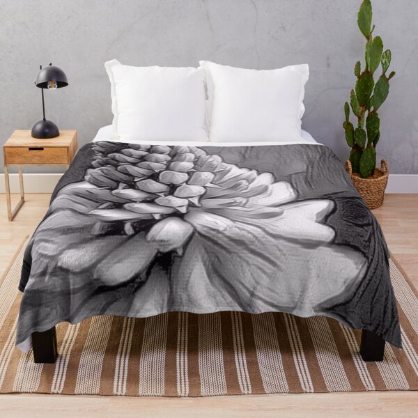 Item preview, Macro B&W Watercolor Wild Lupine – Monochrome Botanical Art designed and sold by SL Timeless Moments .