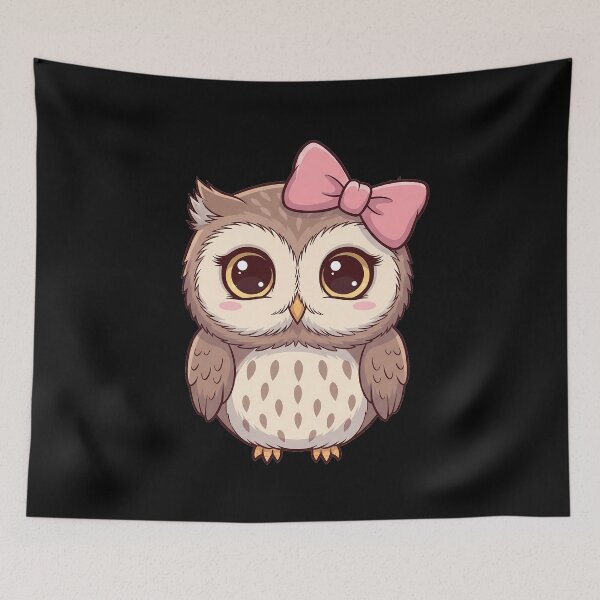 Item preview, Cute Chibi Owl designed and sold by DesignsDominus.
