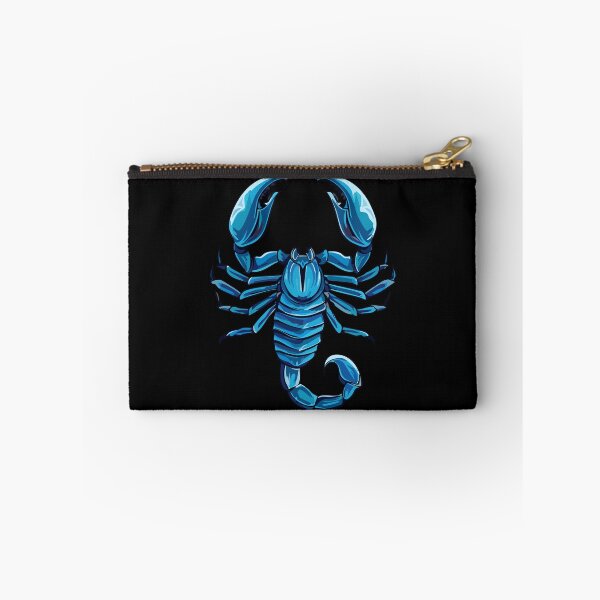 Item preview, Aggressive Dangerous blue Scorpion, Predatory animal in a danger pose, scorpion with its tail raised, showcasing its stinger designed and sold by Danler.