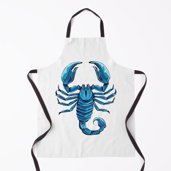 Item preview, Aggressive Dangerous blue Scorpion, Predatory animal in a danger pose, scorpion with its tail raised, showcasing its stinger designed and sold by Danler.