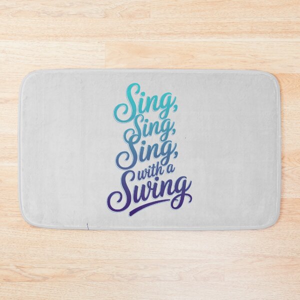 Artikelvorschau, Sing, Sing, Sing mit Swing Jazz – Elegante Swing-Musik-Kleidung in Schreibschrift für Jazzliebhaber und Musiker entworfen und verkauft von paulo silveira.